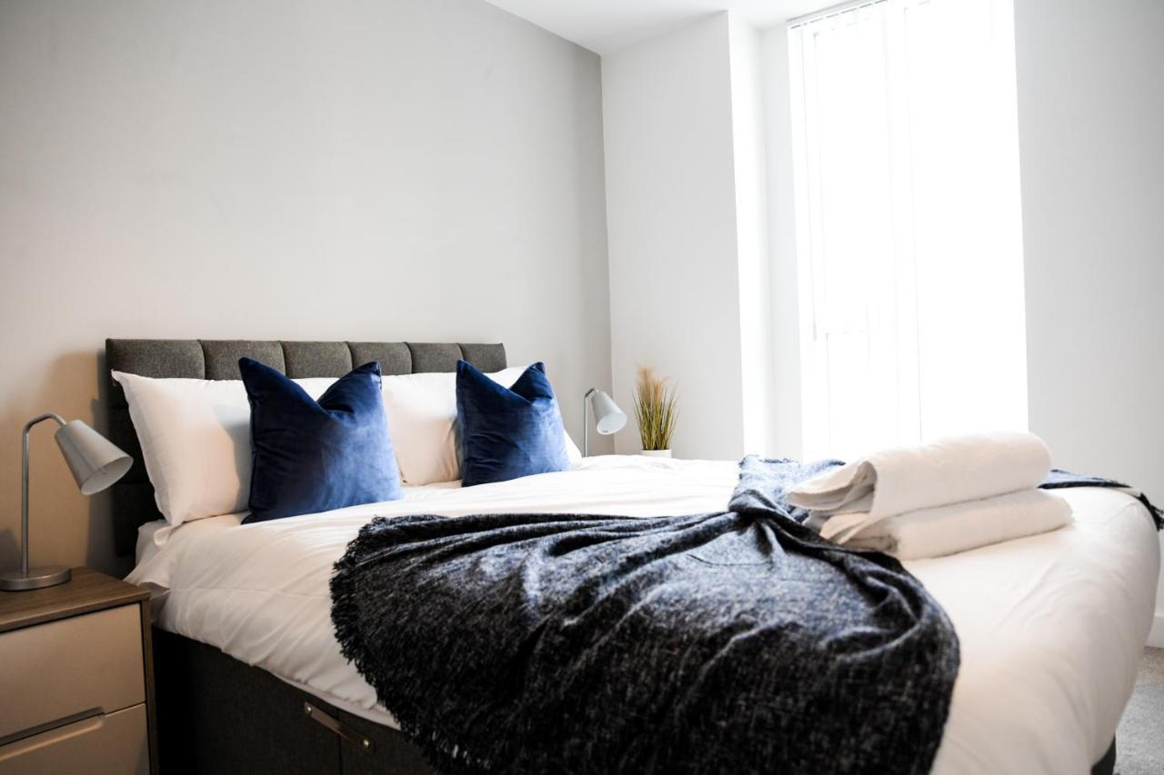 Onpoint Apartments - Spacious 2 Bedroom Apt - City Centre With Balcony 맨체스터 외부 사진