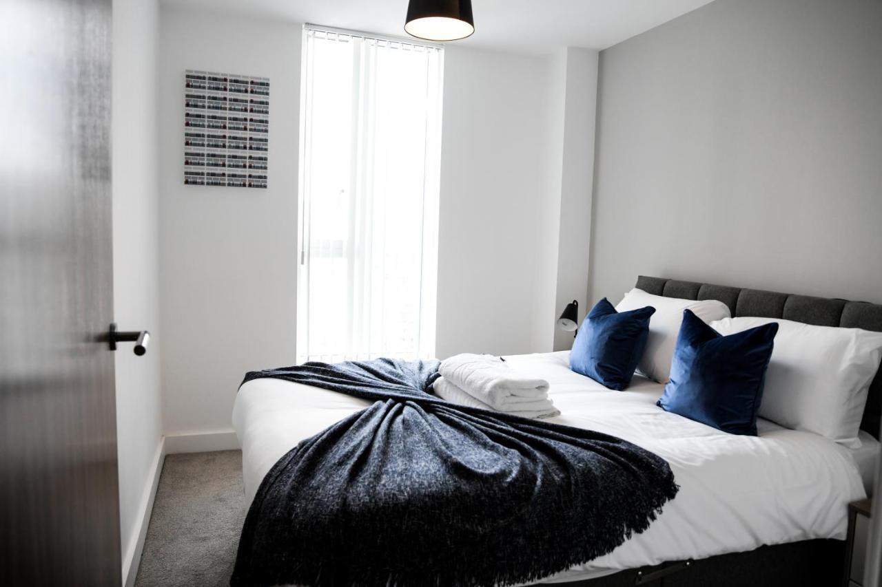 Onpoint Apartments - Spacious 2 Bedroom Apt - City Centre With Balcony 맨체스터 외부 사진
