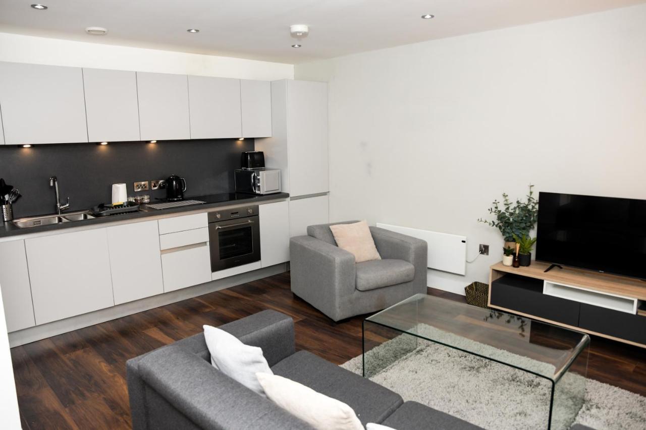 Onpoint Apartments - Spacious 2 Bedroom Apt - City Centre With Balcony 맨체스터 외부 사진